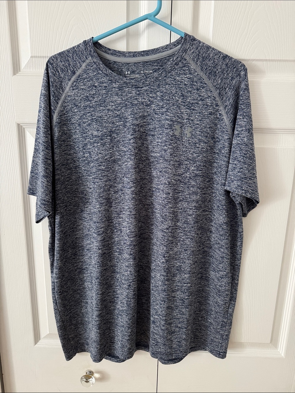 Under Armour Men's Heathered Blue Performance Tee